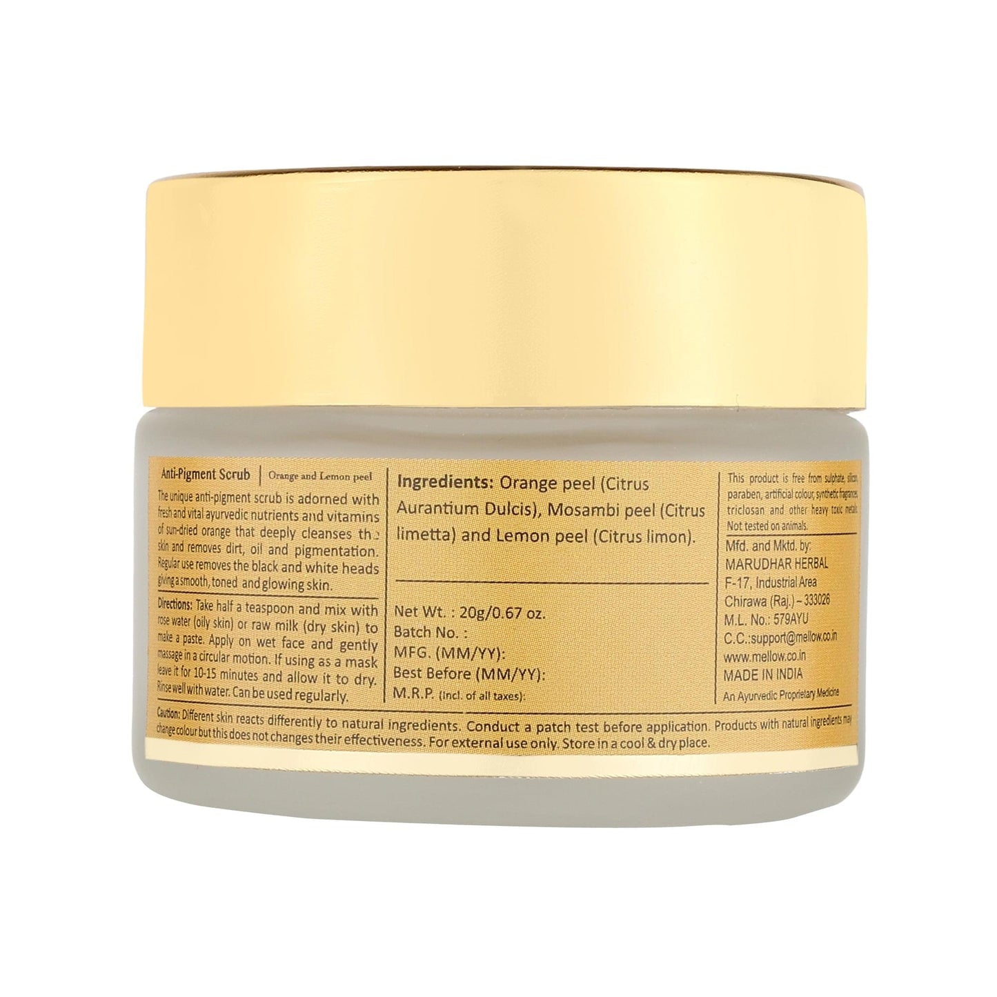 Anti-Pigment Face Scrub