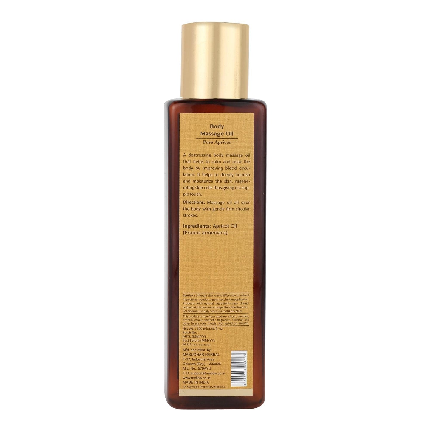 Apricot Body Massage Oil