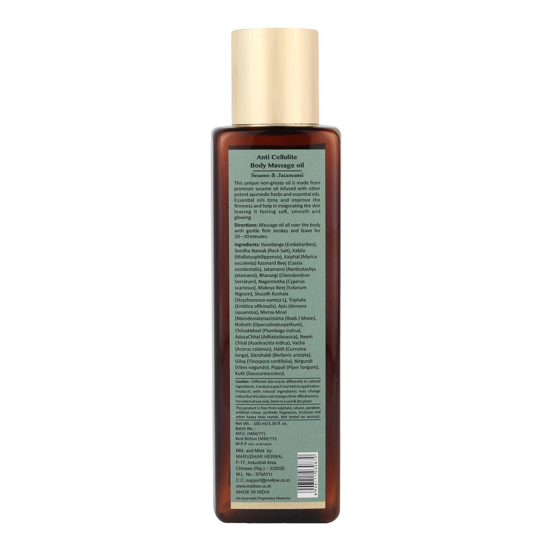 Anti-Cellulite Massage Oil